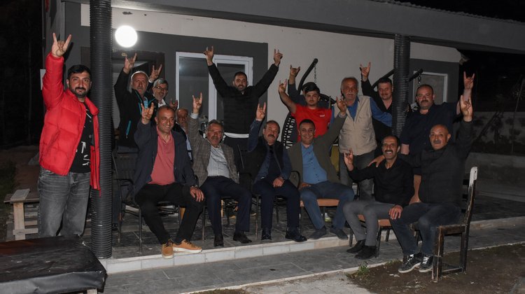 BAŞKANIMIZ, MİLLETVEKİLİMİZ SAYIN MUSA KÜÇÜK'ÜN KÖYÜNDE MİSAFİRİ OLDU