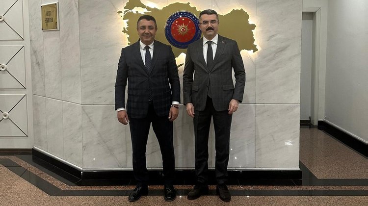 BAŞKANIMIZ, MİLLİ GÜVENLİK KURULU GENEL SEKRETERİ SAYIN OKAY MEMİŞ’İ ZİYARET ETTİ