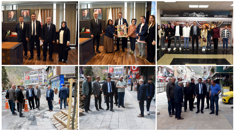 BAŞKANIMIZ MİSAFİRLERİNİ AĞIRLADI HEM DE DEVAM EDEN ÇALIŞMALARI YERİNDE İNCELEDİ