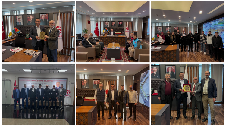 BAŞKANIMIZ MİSAFİRLERİNİ AĞIRLADI