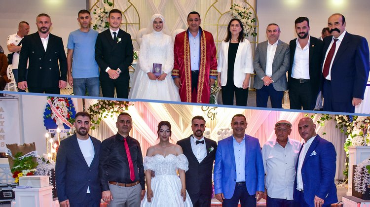 BAŞKANIMIZ NİKAH KIYDI, DÜĞÜN TÖRENLERİNE KATILDI