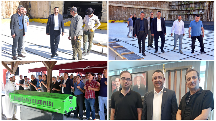 BAŞKANIMIZ, OTOPARK PROJEMİZİ İNCELEDİ, ABDULRAHMAN GENÇ'İ EBEDİYETE UĞURLADI, MİSAFİR AĞIRLADI