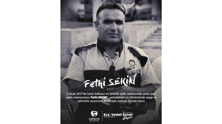 BAŞKANIMIZ, ŞEHİT POLİS MEMURUMUZ FETHİ SEKİN’İ, ŞEHADETİNİN YIL DÖNÜMÜNDE RAHMETLE ANDI