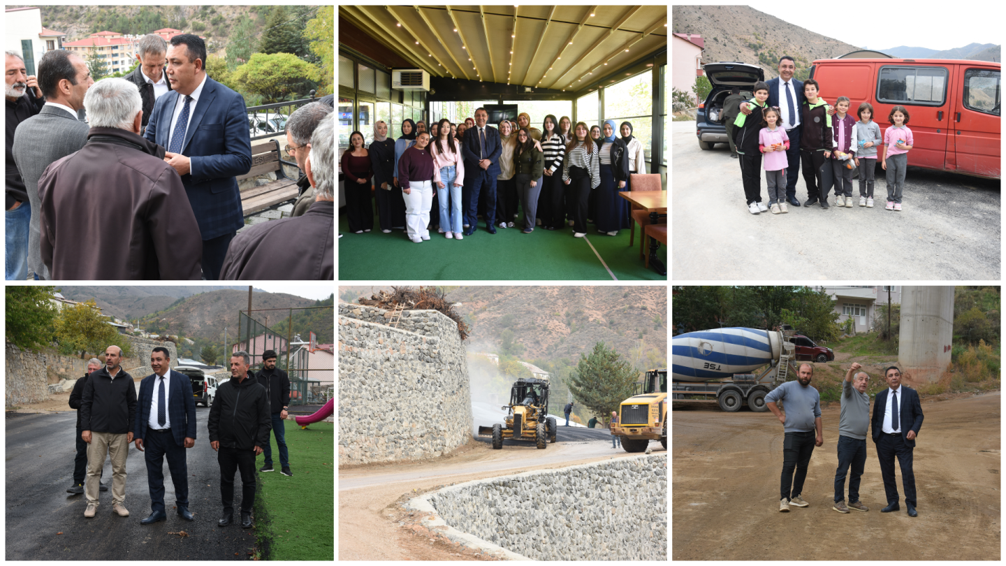 BAŞKANIMIZ TAZİYE ZİYARETİ BULUNDU, KAHVALTI PROGRAMINA KATILDI, ASFALT VE TAŞ DUVAR ÇALIŞMALARINI İNCELEDİ