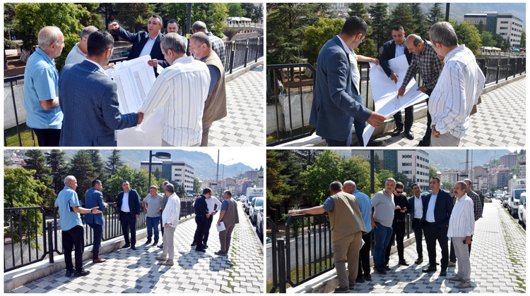 BAŞKANIMIZ, TRANSİT YOL ÜZERİNDE YAPIMINI PLANLADIĞIMIZ OTOPARK PROJE ALANINI İNCELEDİ