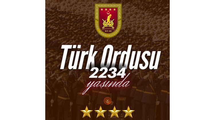BAŞKANIMIZ, TÜRK KARA KUVVETLERİ'MİZİN 2234'ÜNCÜ KURULUŞ YIL DÖNÜMÜ KUTLADI