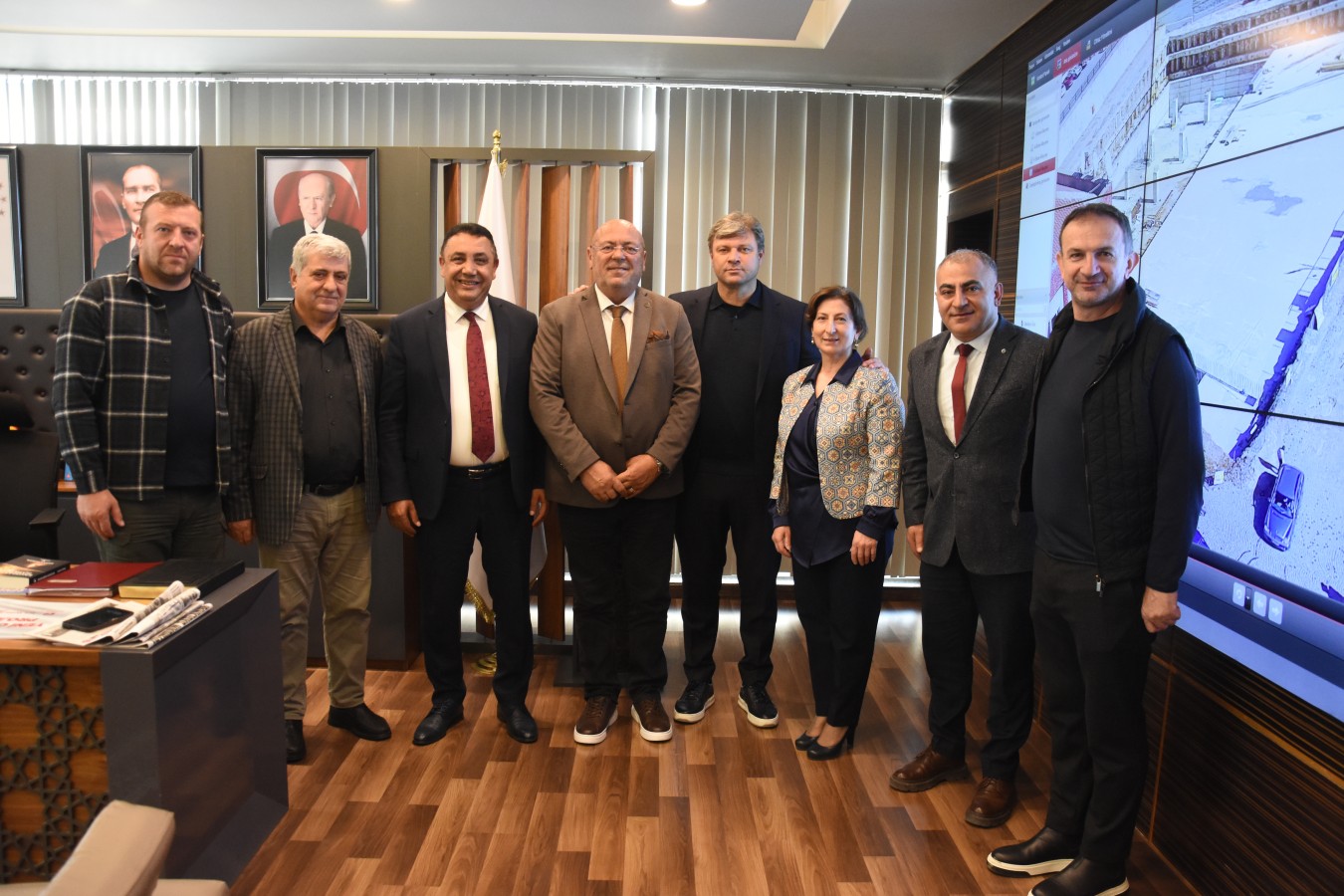 BAŞKANIMIZ, TÜRK SPORUNUN YETİŞTİRDİĞİ FUTBOL İNSANLARINDAN ERTUĞRUL SAĞLAM’I MAKAMINDA AĞIRLADI