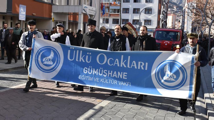 BAŞKANIMIZ, ÜLKÜ OCAKLARI GÜMÜŞHANE İL BAŞKANLIĞIMIZIN "KERVAN YÜRÜYÜŞÜ" PROGRAMINA KATILDI