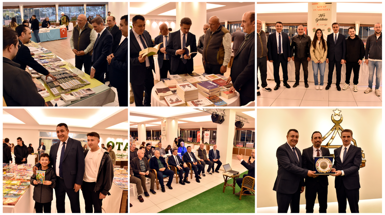 BAŞKANIMIZ, VALİMİZ SAYIN AYDIN BARUŞ İLE FUAR ALANINDA YAYINEVLERİ VE YAZARLARLA BİR ARAYA GELDİ