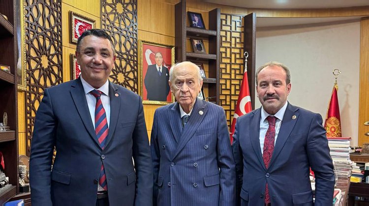 BAŞKANIMIZ VEDAT SONER BAŞER, GENEL BAŞKANIMIZ SAYIN DR. DEVLET BAHÇELİ'Yİ ZİYARET ETTİ