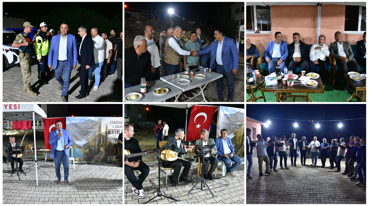 BAŞKANIMIZ, YENİYOL KÖYÜMÜZDE GERÇEKLEŞTİRİLEN 1. GELENEKSEL HERFENE GECESİNE KATILDI
