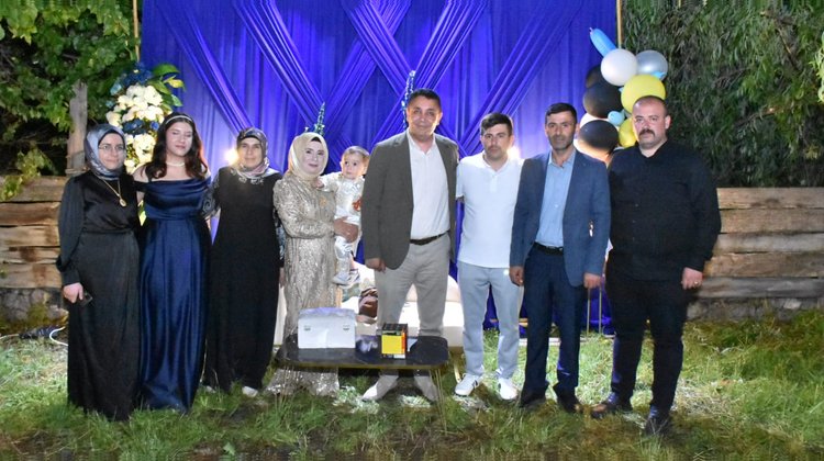 BAŞKANIMIZ, YİĞİT ALİ'NİN SÜNNET TÖRENİNE KATILDI