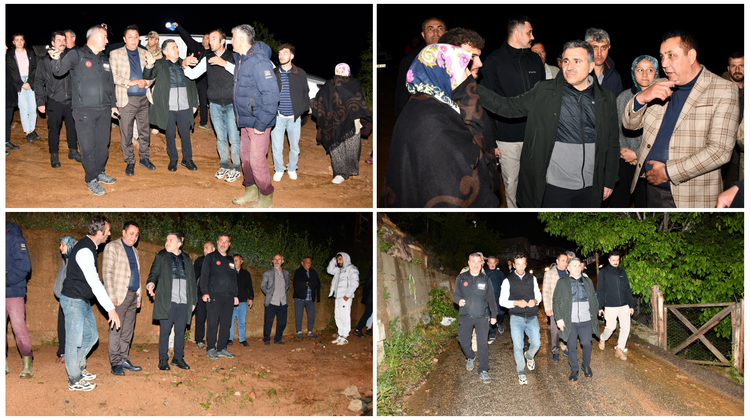 BAŞKANIMIZ, YOĞUN YAĞIŞ SONRASI VALİMİZ SAYIN CEVDET ATAY İLE BİRLİKTE İNCELEMELERDE BULUNDU