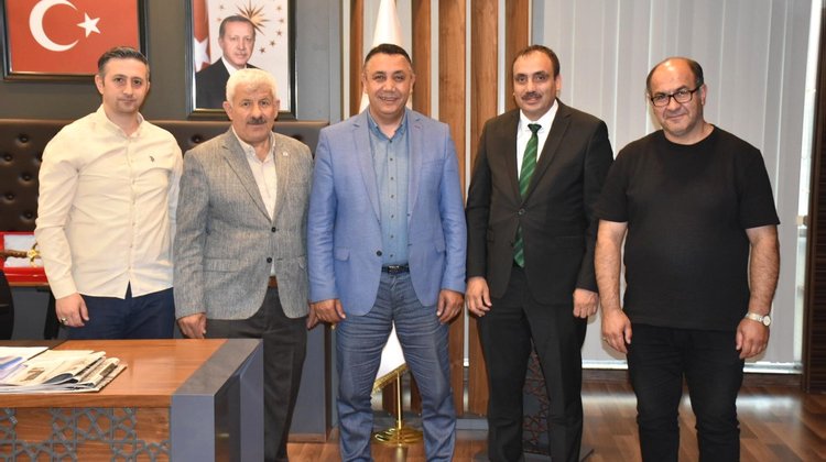 BAŞKANIMIZA, TRABZON HİZMET-İŞ ŞUBE BAŞKANI ŞEVKET ÇELİK’TEN ZİYARET