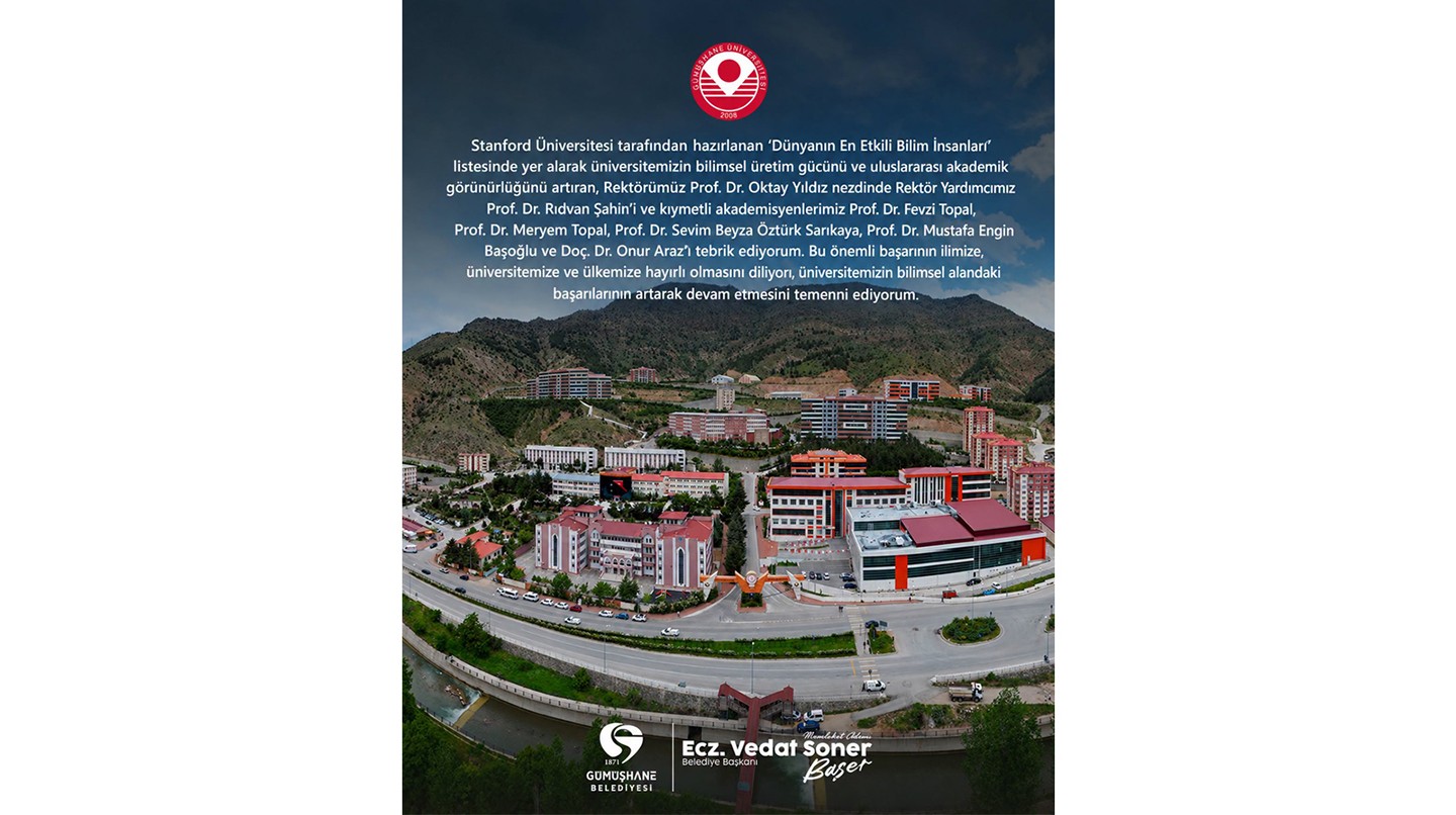 BAŞKANIMIZDAN AKADEMİSYENLERİMİZE TEBRİK MESAJI