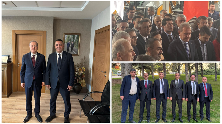 BAŞKANIMIZDAN ANKARA’DA ZİYARETLERDE BULUNDU VE YENİ HİZMET ARACI TESLİM ALDI