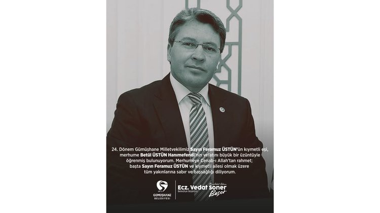 BAŞKANIMIZDAN, BAŞSAĞLIĞI MESAJI