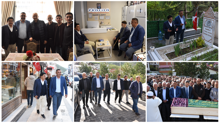 BAŞKANIMIZDAN, GÖNÜLLERE DOKUNAN ZİYARETLER VE RABİA YILDIZ’I EBEDİYETE UĞURLADI