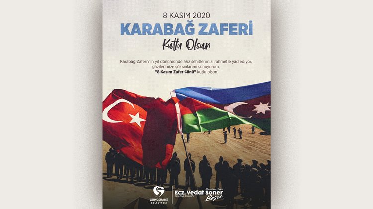 BAŞKANIMIZDAN, KARABAĞ ZAFERİ'NİN YIL DÖNÜMÜ MESAJI