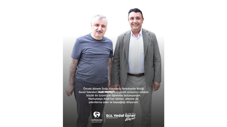 BAŞKANIMIZDAN, TAZİYE MESAJI
