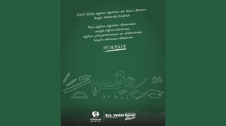 BAŞKANIMIZDAN YENİ EĞİTİM ÖĞRETİM DÖNEMİ MESAJI