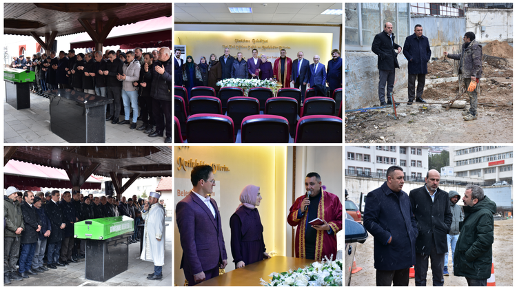BAŞKANIMIZDAN YOĞUN GÜN, CENAZE TÖRENİNE KATILDI, NİKAH KIYDI, ÇALIŞMA SAHASI İNCELEDİ