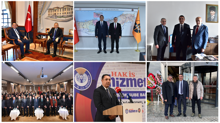 BAŞKANIMIZDAN YOĞUN GÜN, ZİYARETLER VE HİZMET-İŞ TRABZON ŞUBE GENEL KURUL TOPLANTINA KATILDI