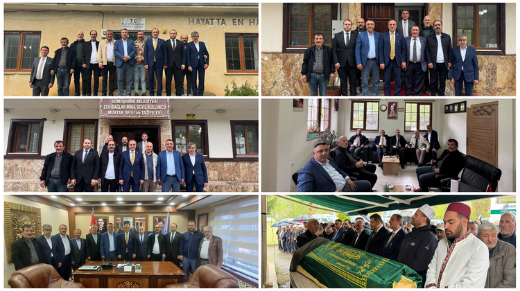 BAŞKANIMIZDAN YOĞUN GÜN, ZİYARETLERDE DULUNDU, CENAZE MERASİMİNE KATILDI