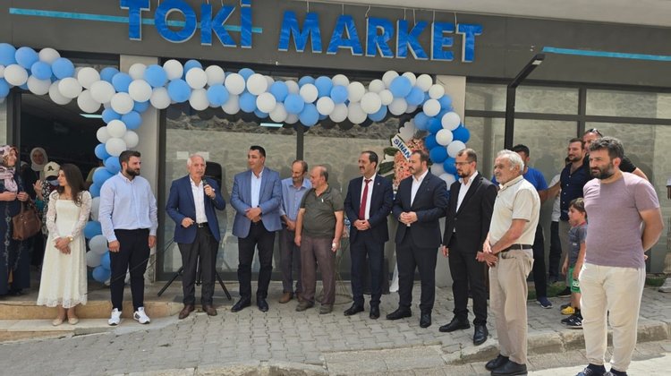 BAŞKANIMIZ,TOKİ MERKETİN AÇILIŞINI GERÇEKLEŞTİRDİ