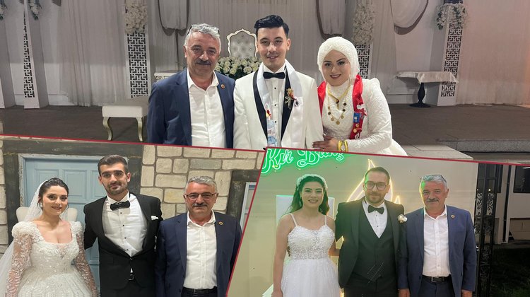 BELEDİYE BAŞKAN VEKİLİMİZ MUSTAFA KÖPRÜLÜ, DÜĞÜN TÖRENLERİNE KATILDI