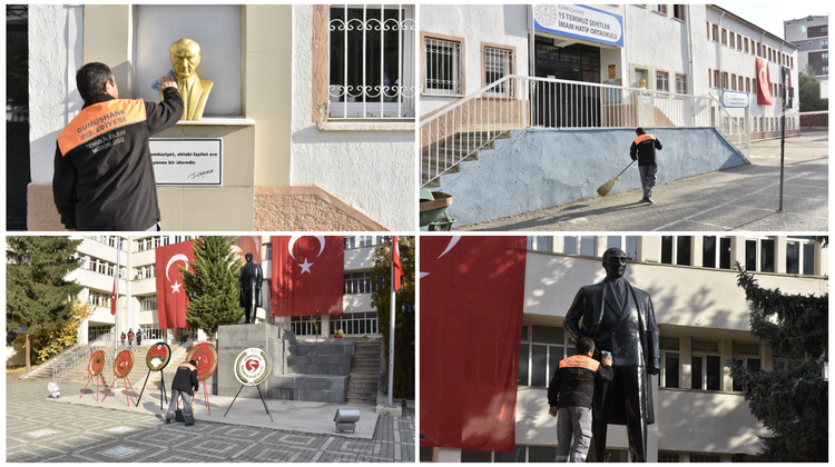 BELEDİYEMİZ ’DEN 10 KASIM TEMİZLİĞİ