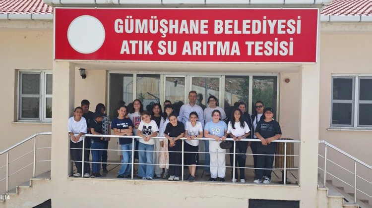 GÜMÜŞHANE MERKEZ ATATÜRK İLKOKULU 5. SINIF ÖĞRENCİLERİ ATIK SU ARITMA TESİSİMİZİ ZİYARET ETTİ