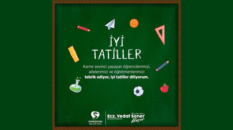İYİ TATİLLER ÇOCUKLAR…