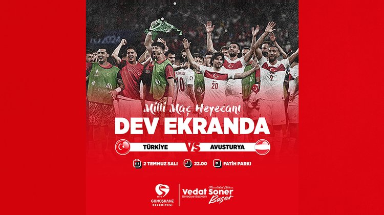 MİLLİ MAÇ HEYACANI DEV EKRANDA