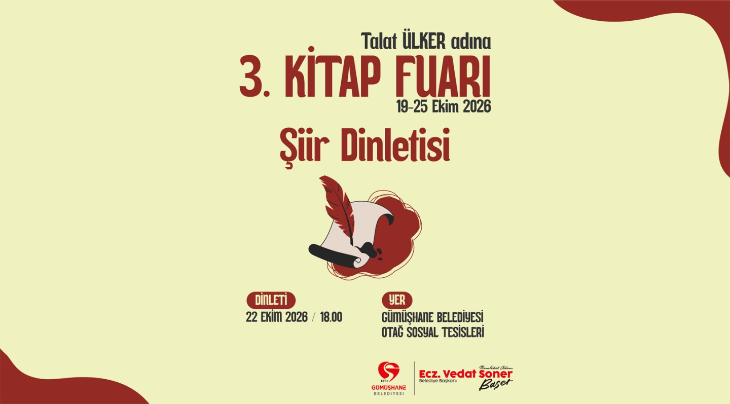 ŞİİR DİNLETİSİNE DAVET