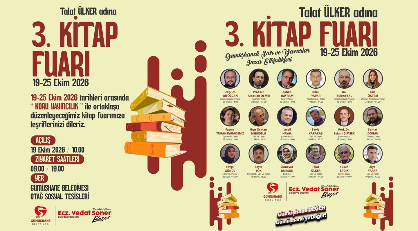 TALAT ÜLKER 3. KİTAP FUARI BAŞLIYOR!