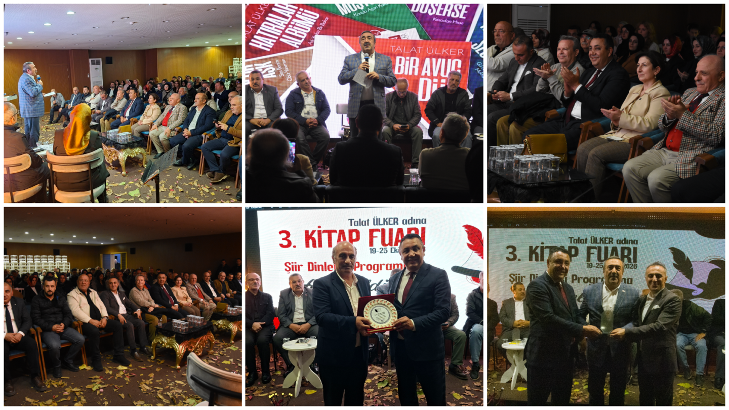 TALAT ÜLKER 3. KİTAP FUARI KAPSAMINDA ŞİİR DİNLETİSİ PROGRAMIMIZI GERÇEKLEŞTİRDİK