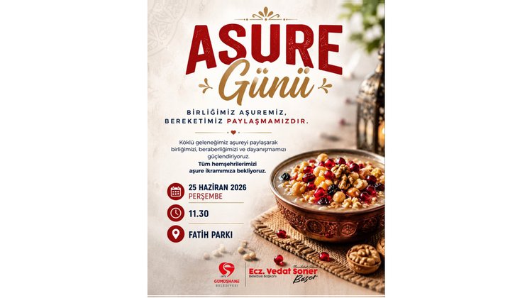 TÜM HEMŞEHRİLERİMİZİ AŞÜRE İKRAMIMIZA BEKLİYORUZ