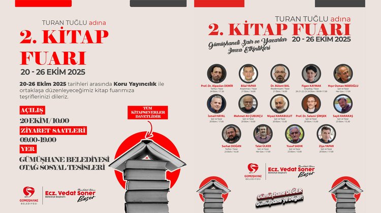 TURAN TUĞLU 2. KİTAP FUARI BAŞLIYOR