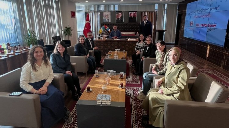 TÜRK MÜHENDİS VE MİMAR ODALARI BİRLİĞİ ŞEHİR PLANCILARI ODASI’NDAN BAŞKANIMIZA ZİYARET